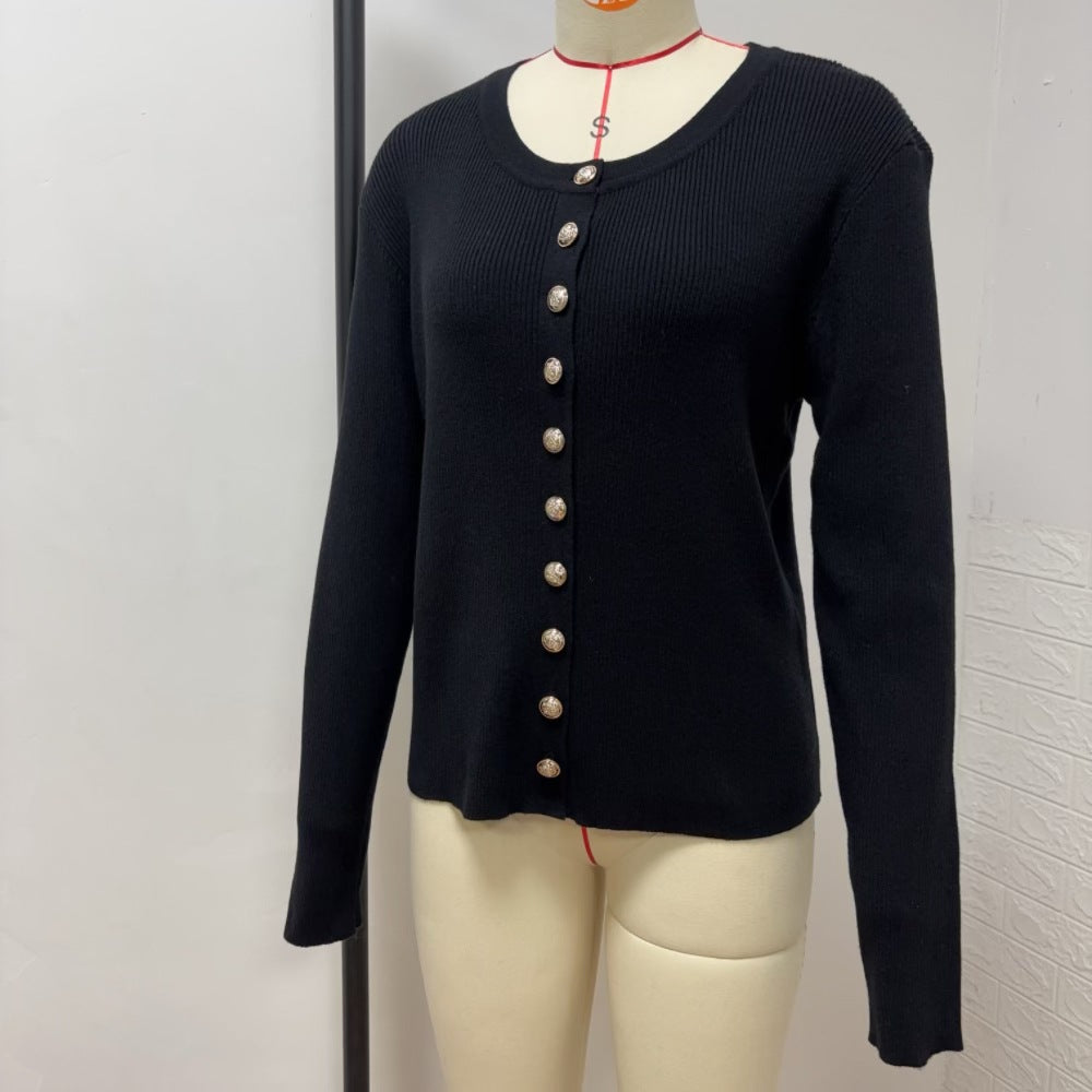 PREORDER: The Gilded Hour Button Cardigan 10.19.26