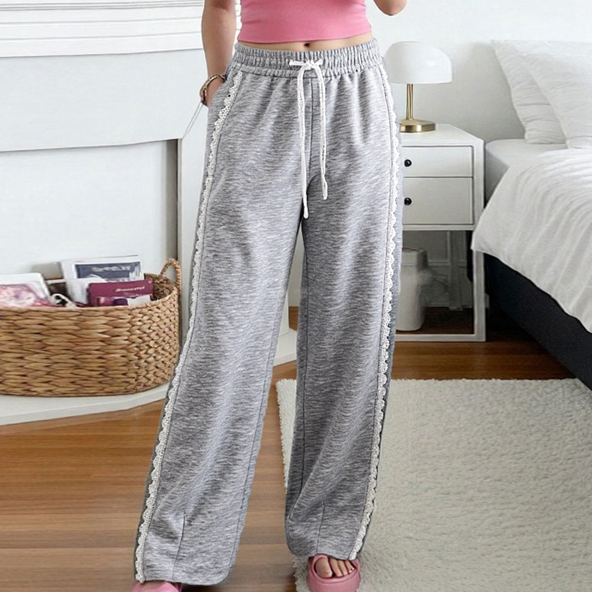 PREORDER: Side Lace Comfort Pants 1.19.26