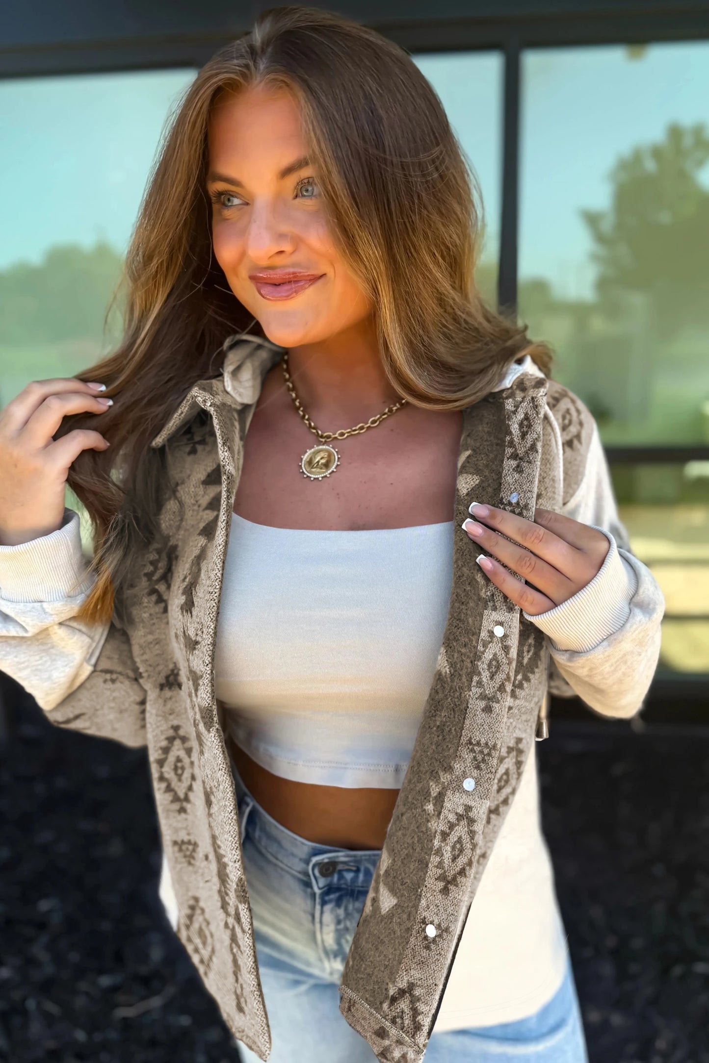 PREORDER: Leesa Aztec shacket 12.8.25