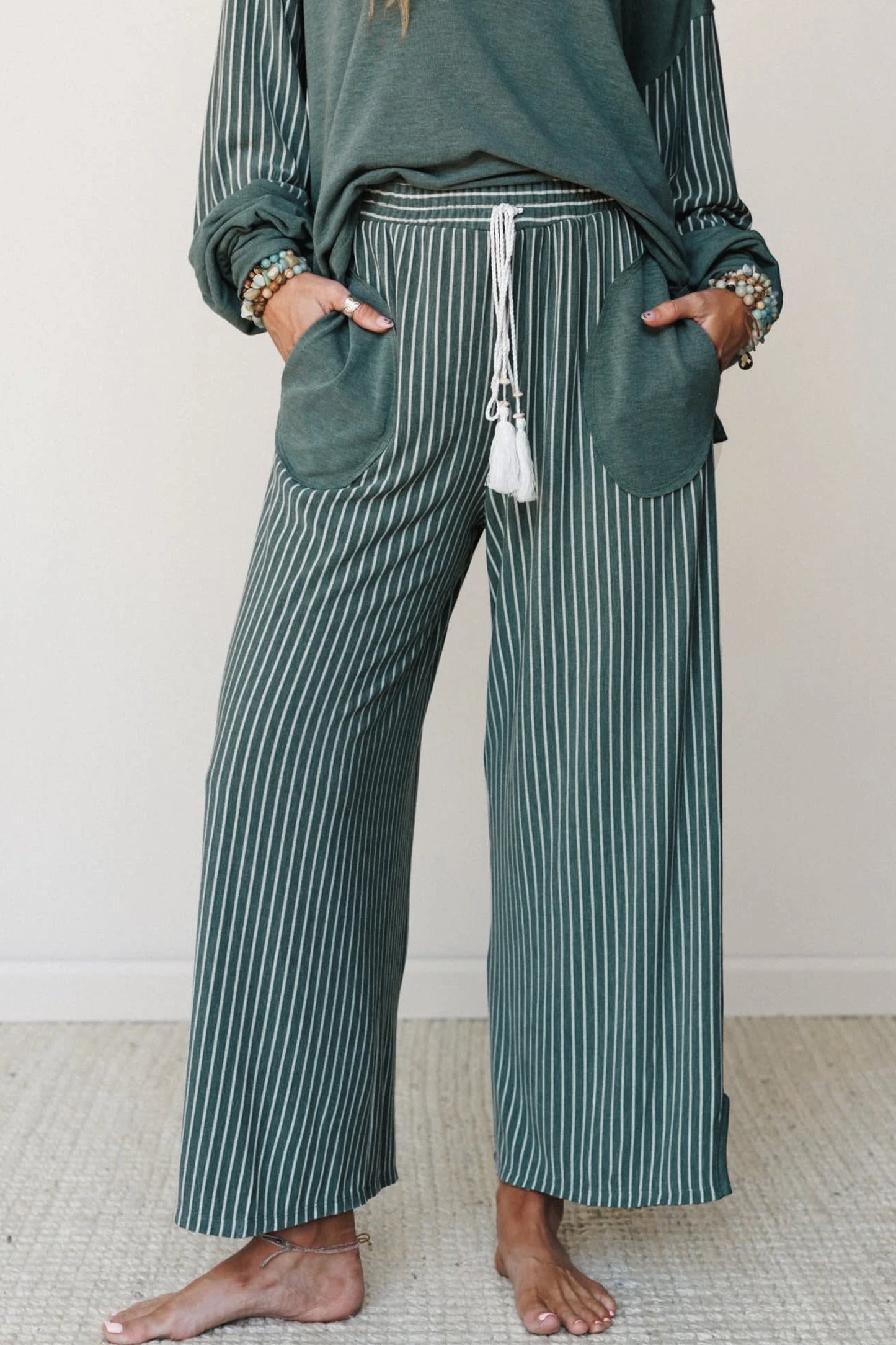 PREORDER: Stripe Lounge Set  (High Quality) 8.31.26