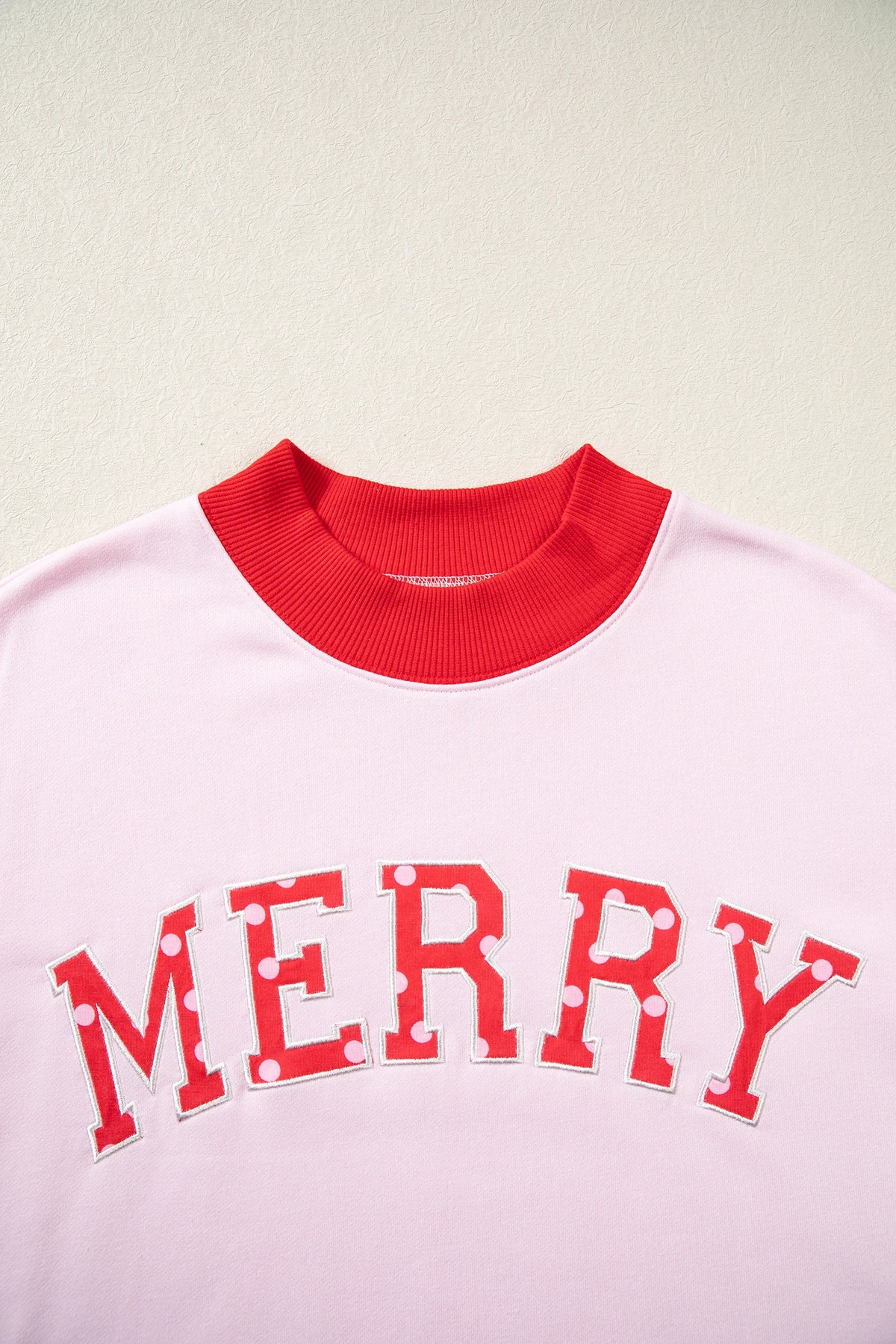 PREORDER: Embroidered Merry Mock Neck  11.2.26
