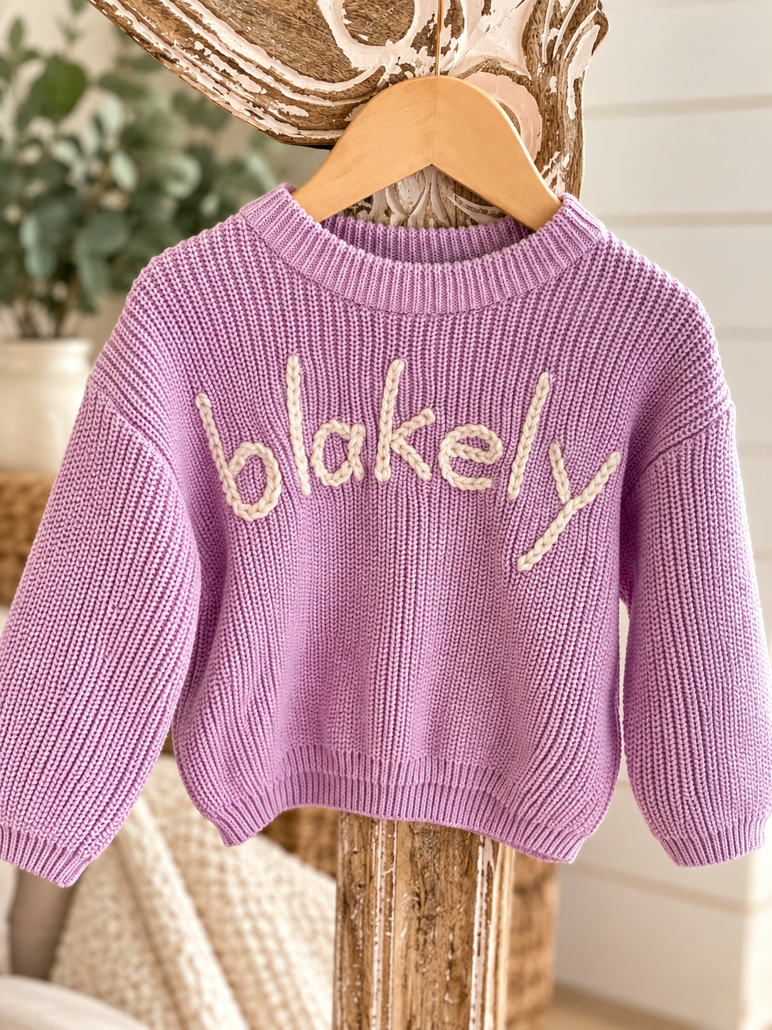 PREORDER: Custom Chunky Knit Oversized Sweater RERUN 11.2.26