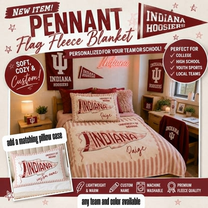 PREORDER: Pennant Flag Fleece Blanket