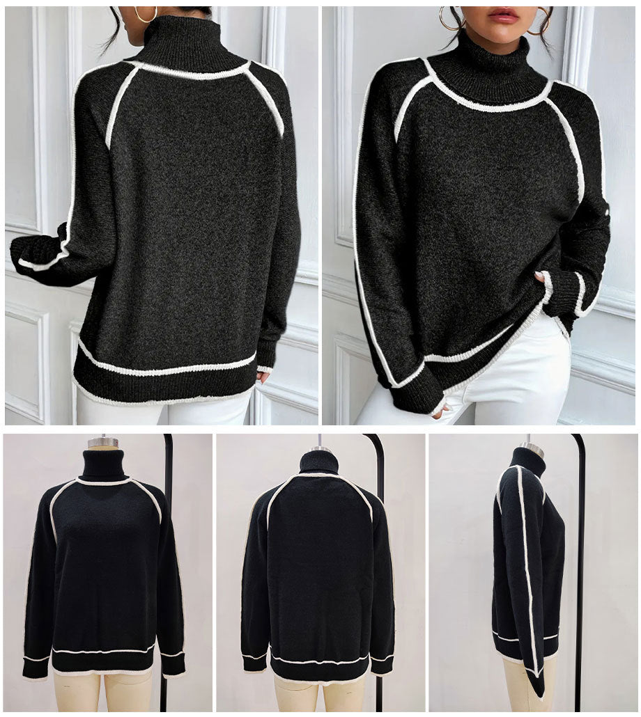 PREORDER: The Lennox Contrast Knit Sweater 11.2.26
