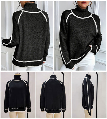 PREORDER: The Lennox Contrast Knit Sweater 11.2.26