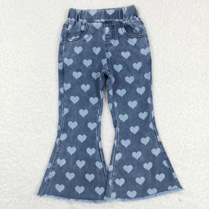 RTS: Blue Jean Bells with Hearts