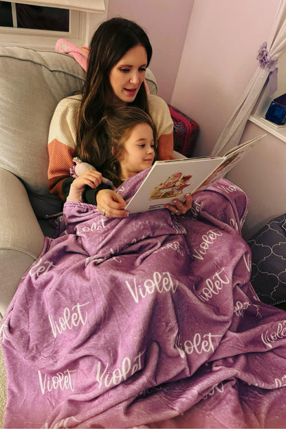 PREORDER: Repeating Name Blanket CUSTOM SHOP