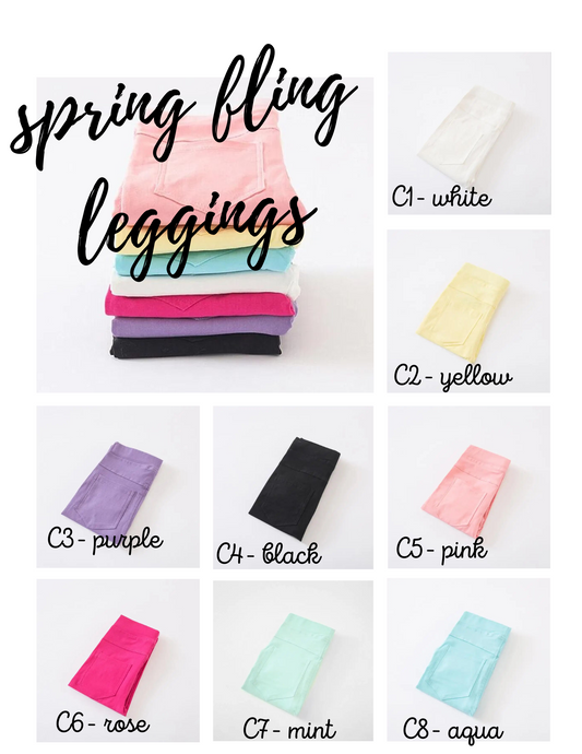 RTS: The Spring Bling Leggings-