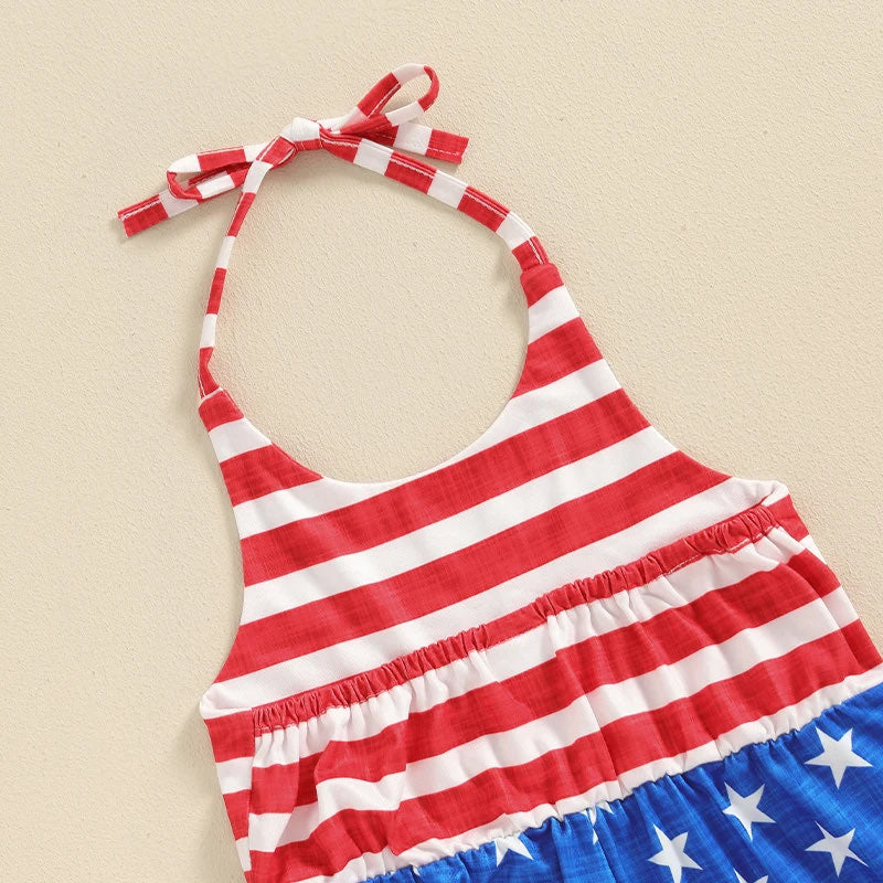 RTS: Stars and Stripe Halter Jumper