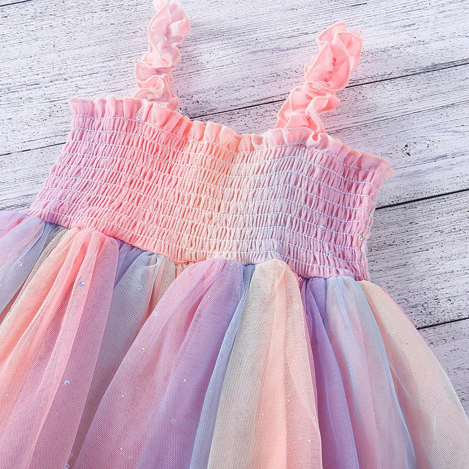 RTS: The Aubrey Multi Color Tulle Dress