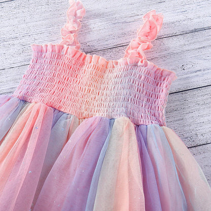 RTS: The Aubrey Multi Color Tulle Dress