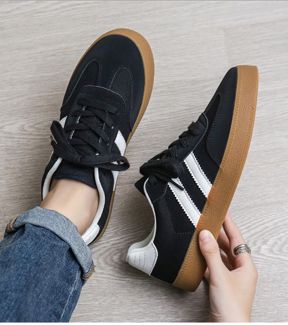 PREORDER: Re-Run Stripe Sneaker- Adult  8.24.26