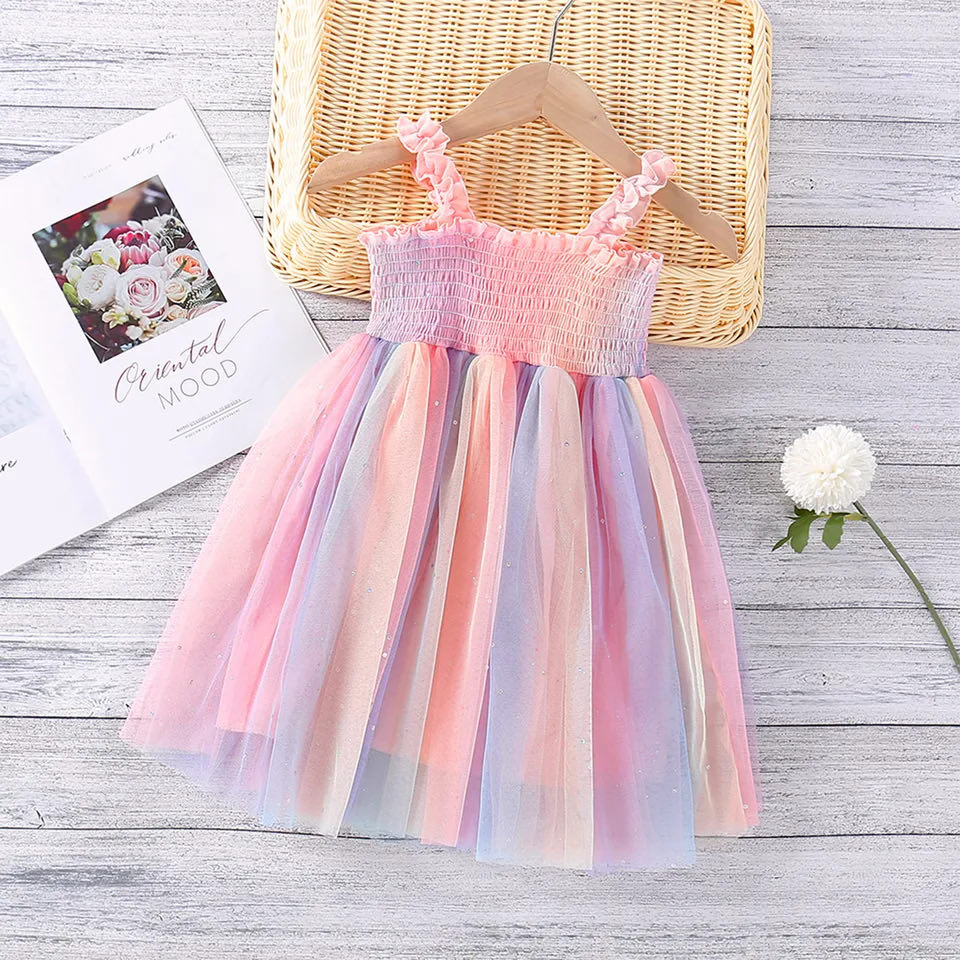 RTS: The Aubrey Multi Color Tulle Dress