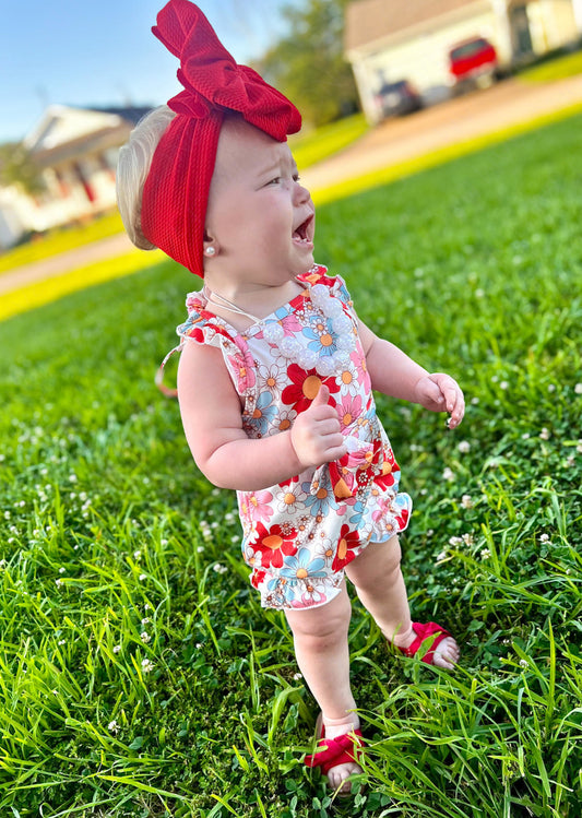 RTS: The Riley Floral Bubble Romper