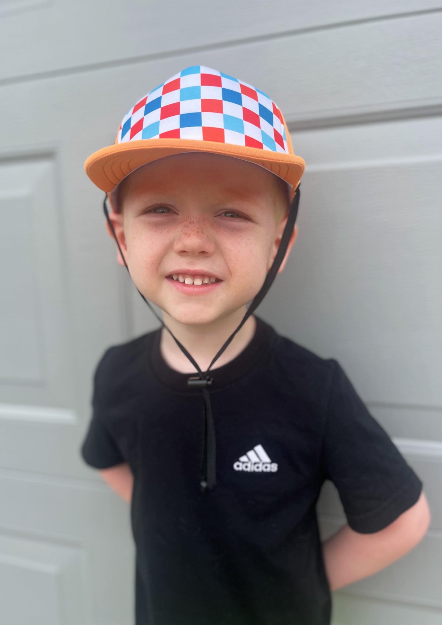 RTS: Kids Trucker Hat with Chin Strap