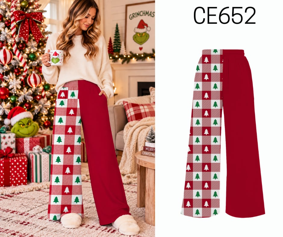 PREORDER: Exclusive Holiday Split Leg Pants 10.5.26
