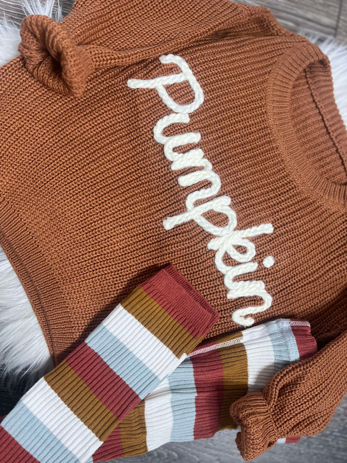 PREORDER: Custom Chunky Knit Oversized Sweater RERUN 9.21.26