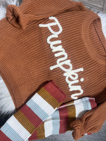PREORDER: Custom Chunky Knit Oversized Sweater RERUN 9.21.26