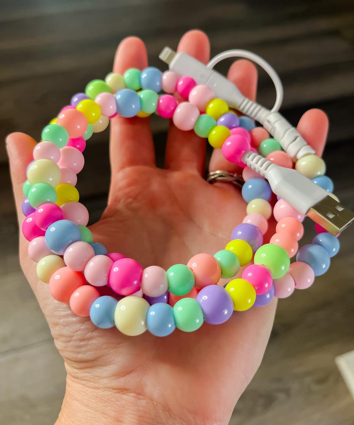 PREORDer: RERUN Dual Beaded Phone Charger  1.19.26