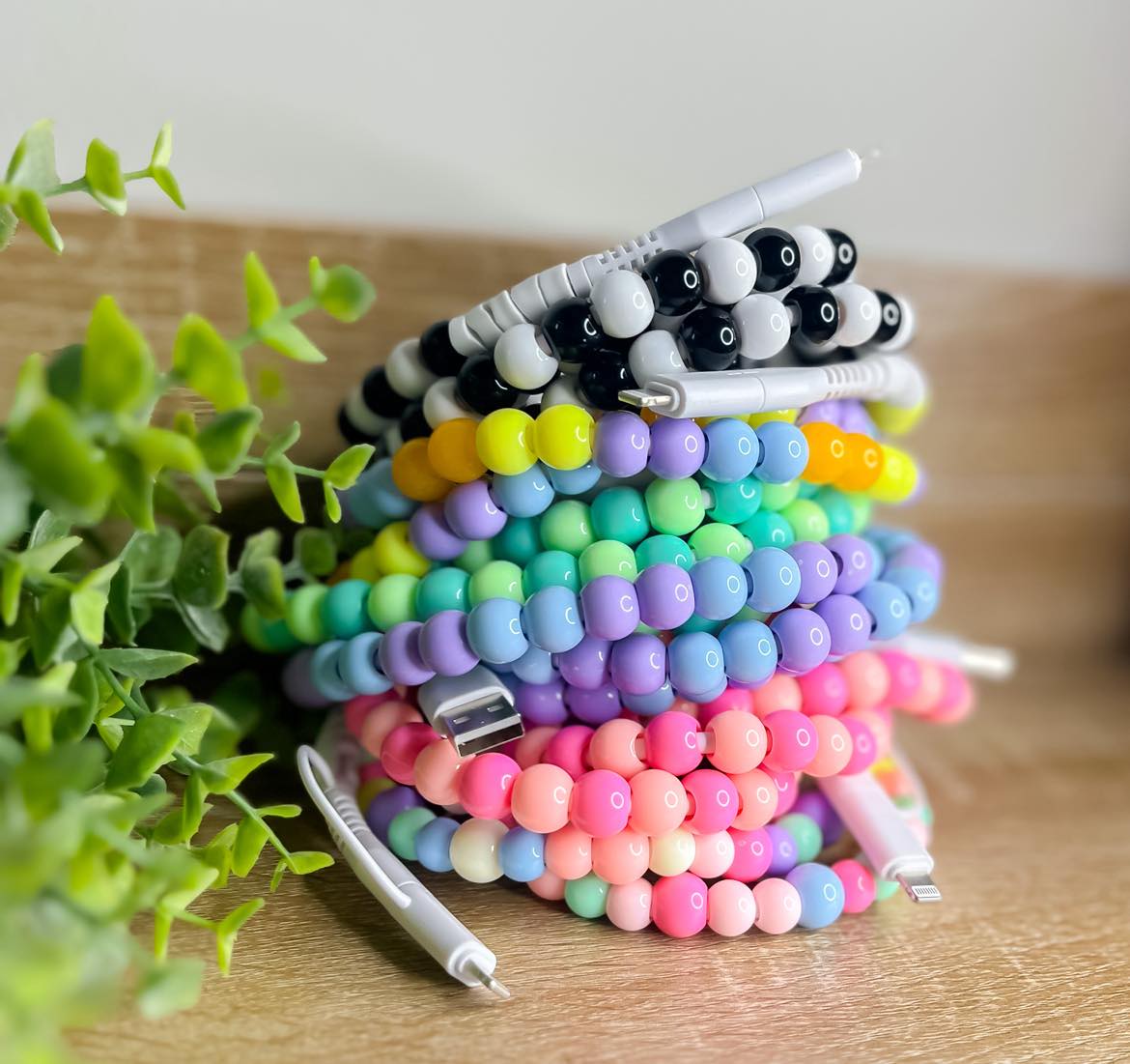 PREORDer: RERUN Dual Beaded Phone Charger  1.19.26