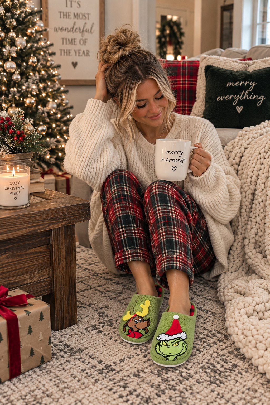 PREORDER: The Mean One Holiday Slippers 9.21.26