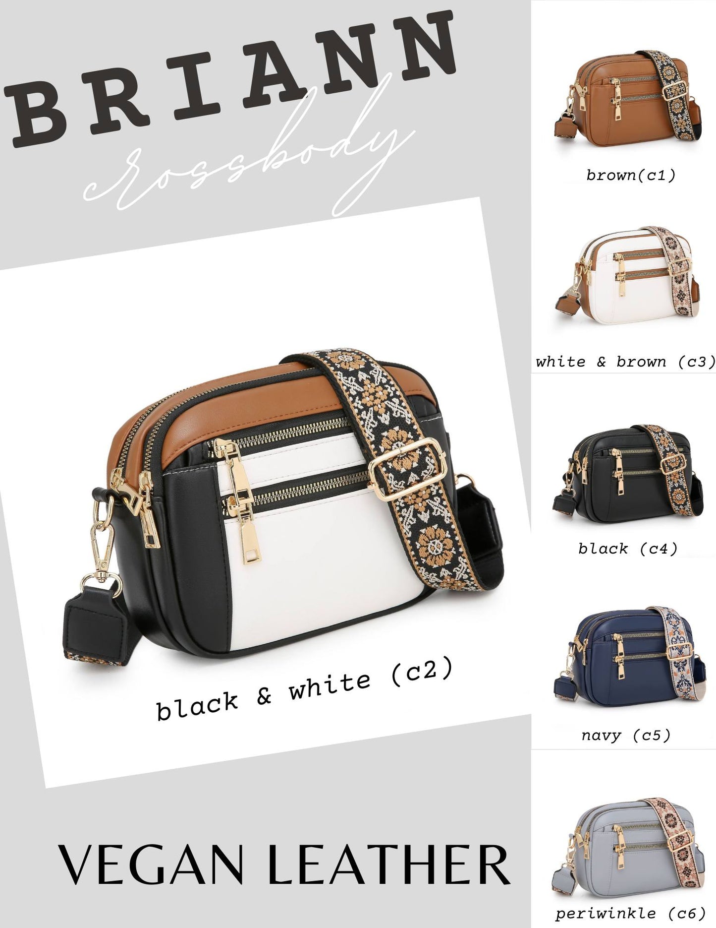 RTS: RERUN New Design Briann Crossbody