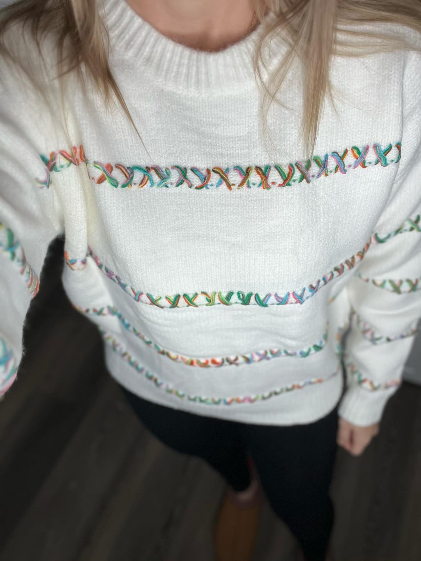 RTS: X Rainbow Sweater