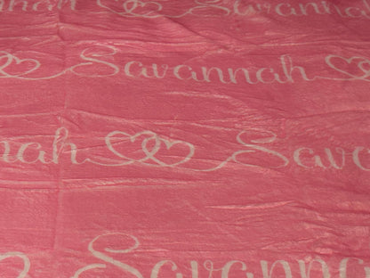 PREORDER: Repeating Name Blanket CUSTOM SHOP