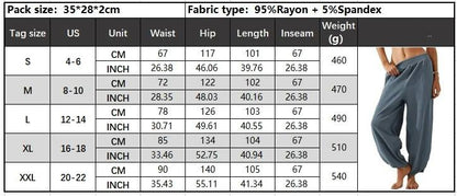 RTS: Harem Jersey Wide Leg Pants