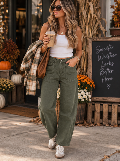 PREORDER: The Maren Barrel Leg Pants 9.21.26