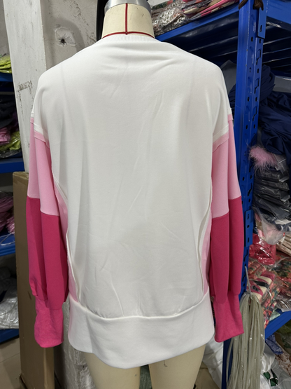 RTS: The Gwen Glitter embroidered Love Sweater!