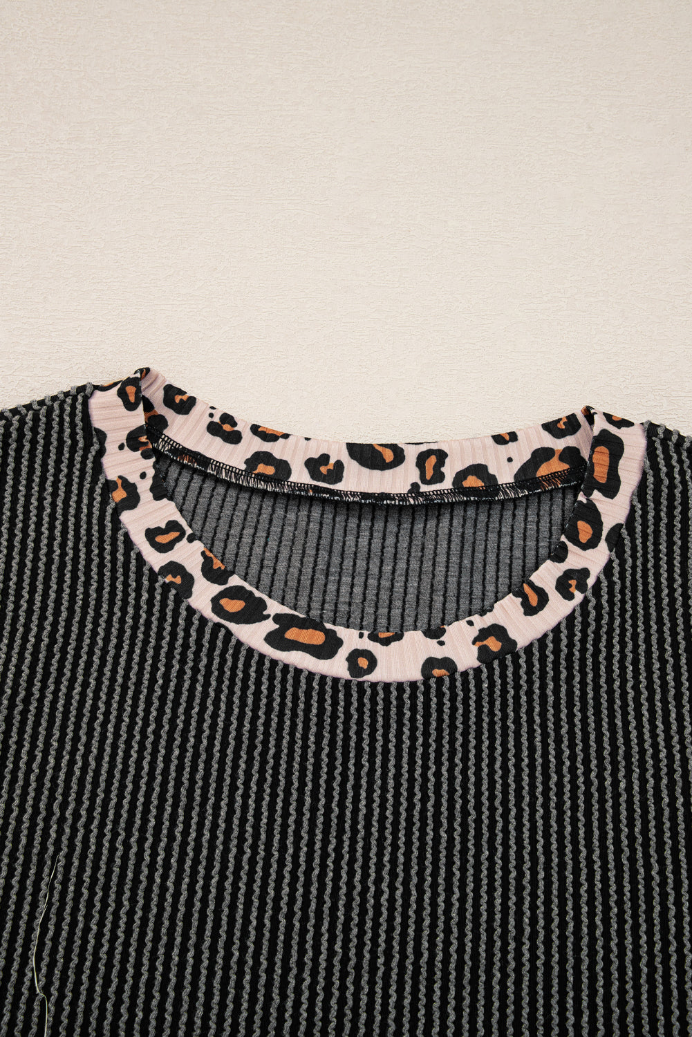 PREORDER: The Shannah Ribbed and Leopard Set (long sleeve) 9.8.25