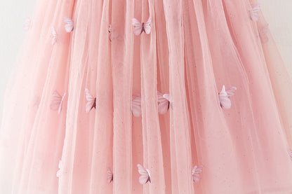 RTS: Butterfly & Flower Tulle Twirl Dress-