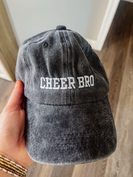RTS: Embroidered Kid hat "cheer bro"