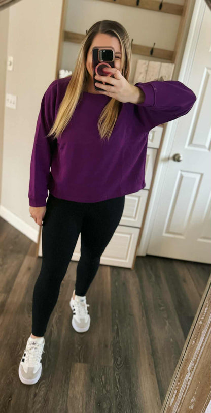 RTS: ZENANA Fleece Raglan Sweatshirts