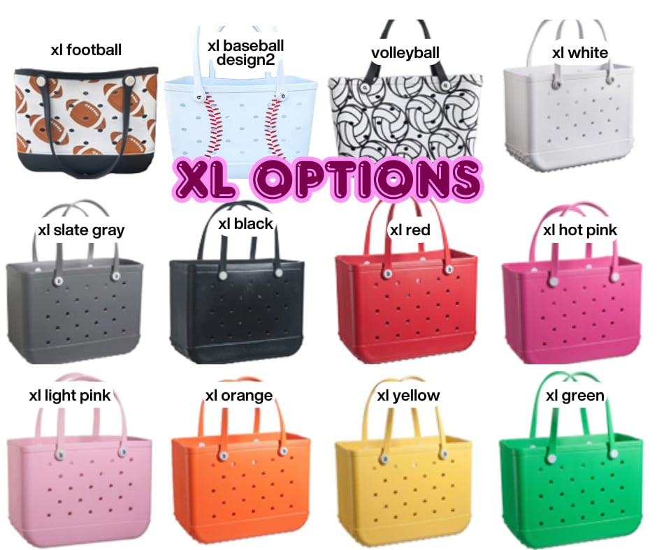 preorder: custom eva tote ( premade designs) 1.19.26