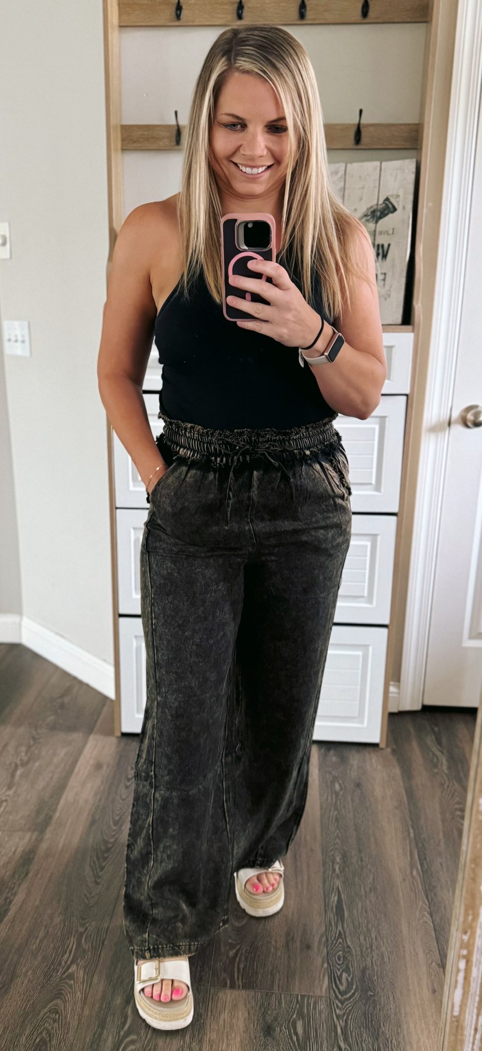 rts Zenana Branded drawstring pant