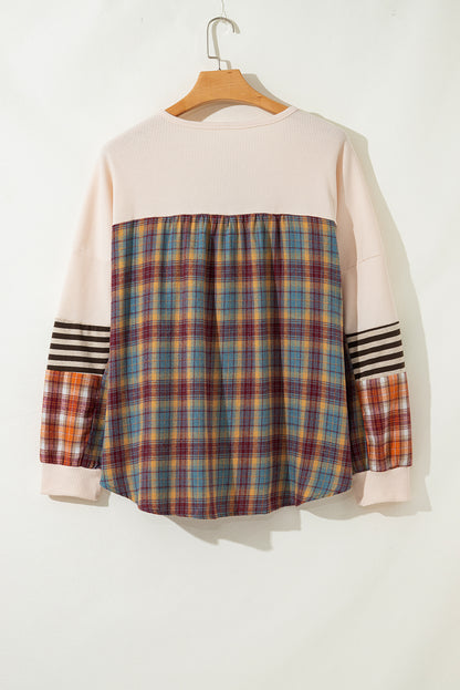 RTS: Saavy Flannel Block Long Sleeve