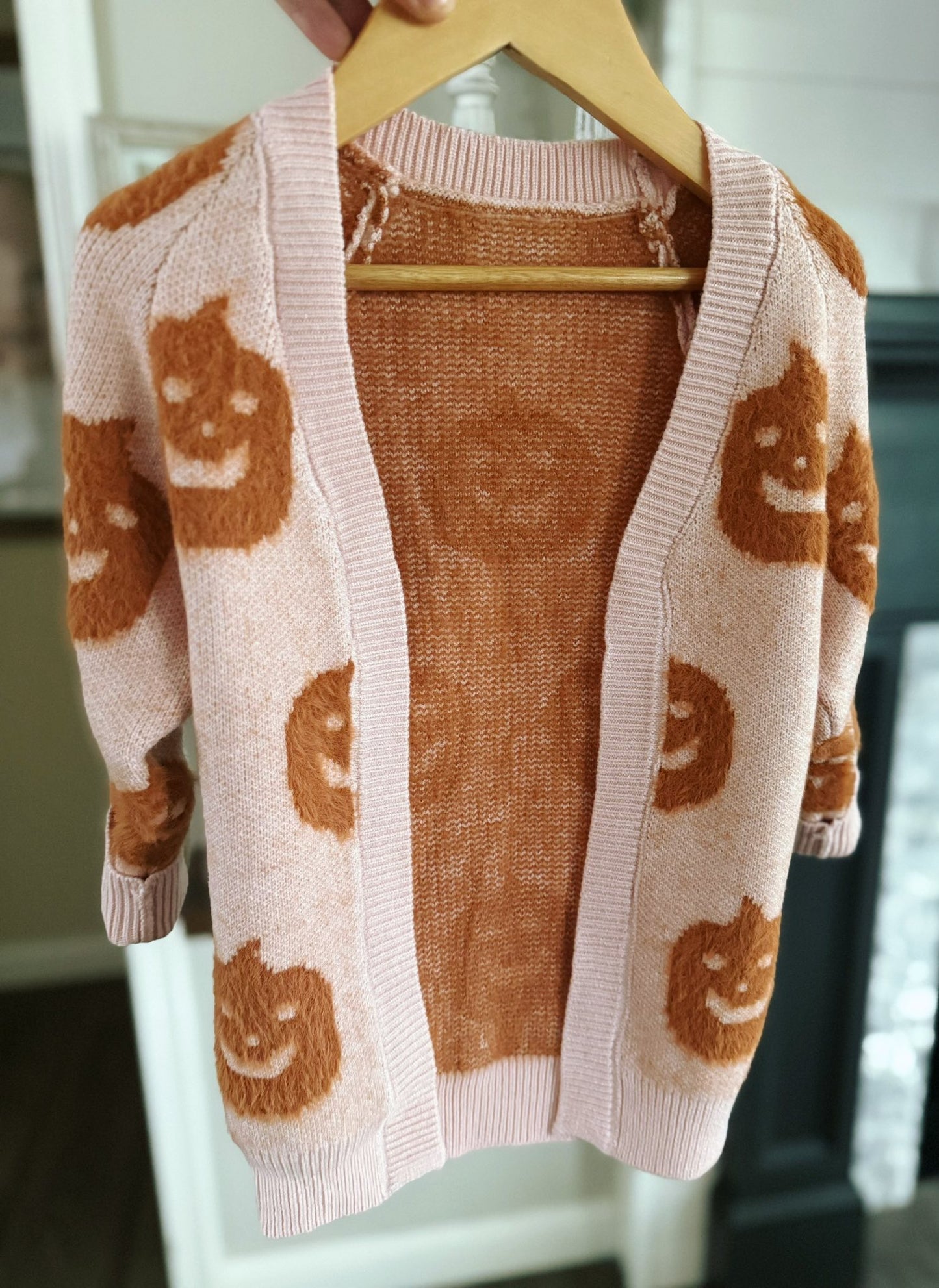 RTS Mommy and Me Fuzzy Halloween Cardi