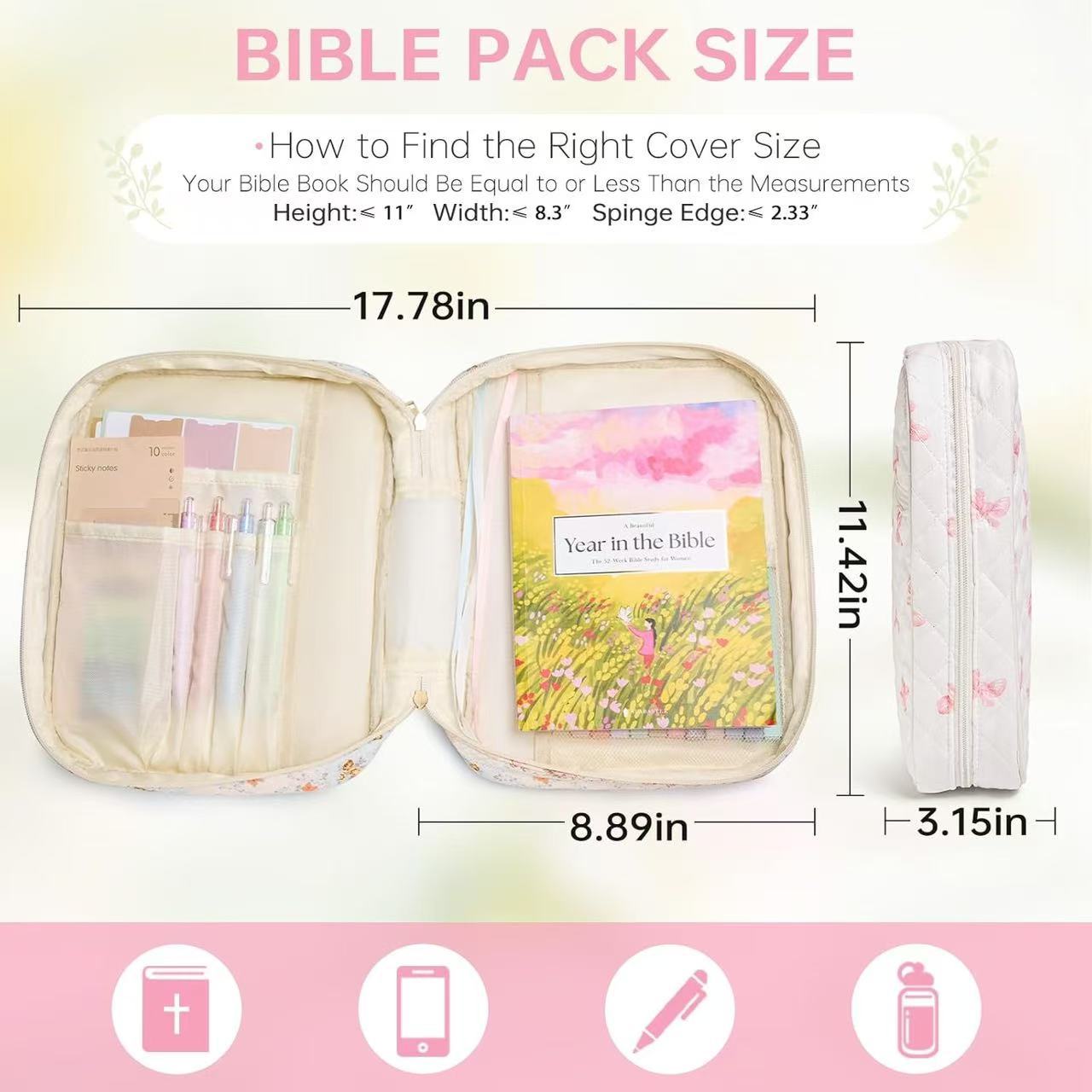 Preorder: RERUN Custom Embroidered Bible Cases ( case only) 1.19.26