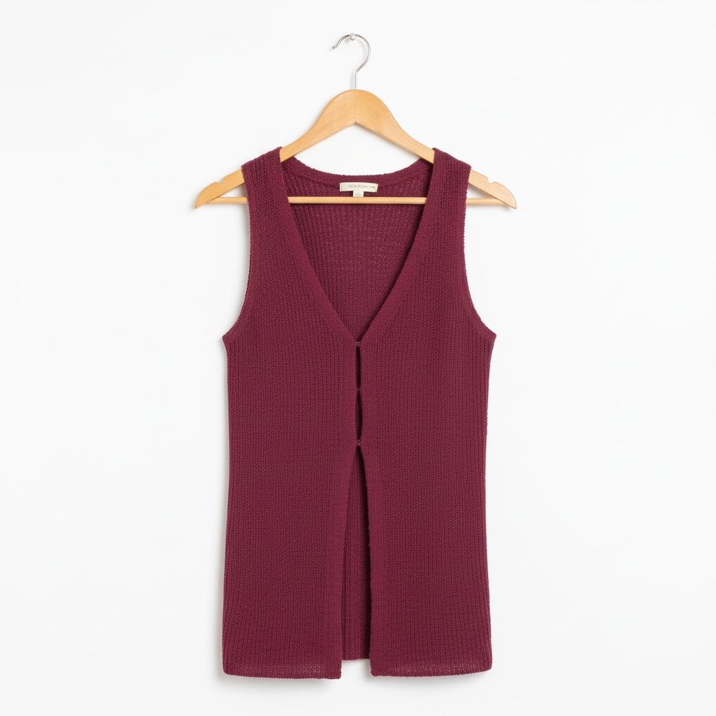 RTS: ZENANA Hood Eye Sweater Layering Vest