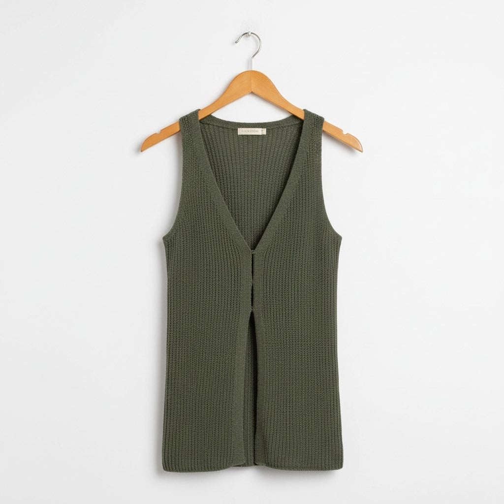 RTS: ZENANA Hood Eye Sweater Layering Vest
