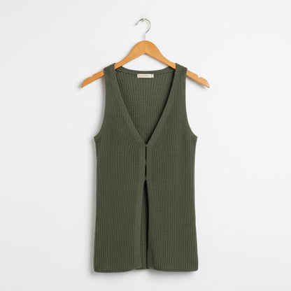 RTS: ZENANA Hood Eye Sweater Layering Vest