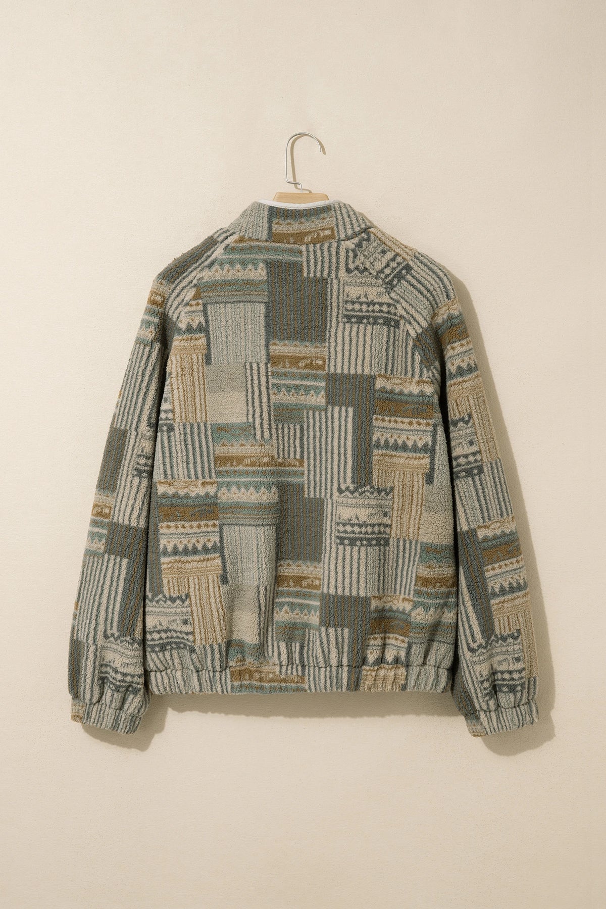PREORDER: Boho Geometric lined shacket  10.12.26