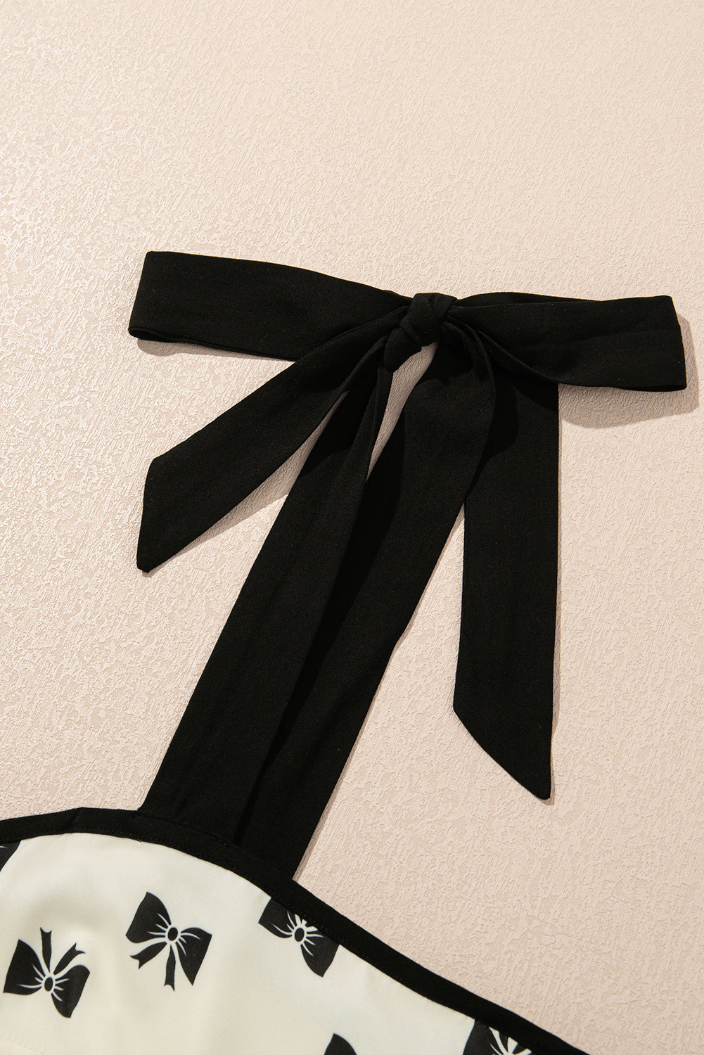 RTS: Black and White Bow Dress