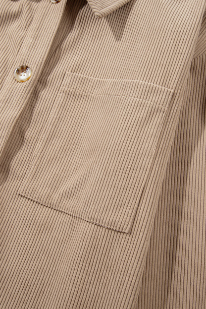 RTS: The Erin Corduroy Lightweight Shacket-