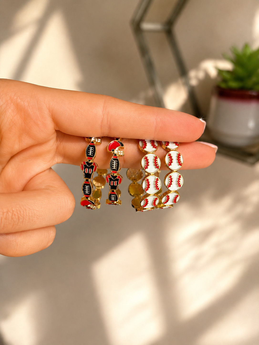 PREORDER: Game Day Hoop Earrings RERUN 8.31.26