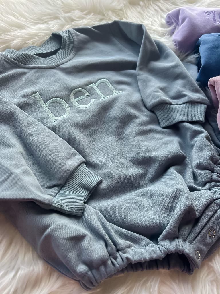 PREORDER: Embroidered Onesies- Long Sleeve 9.8.25