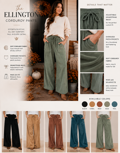 PREORDER: The Ellington Corduroy Pants RERUN 10.26.26