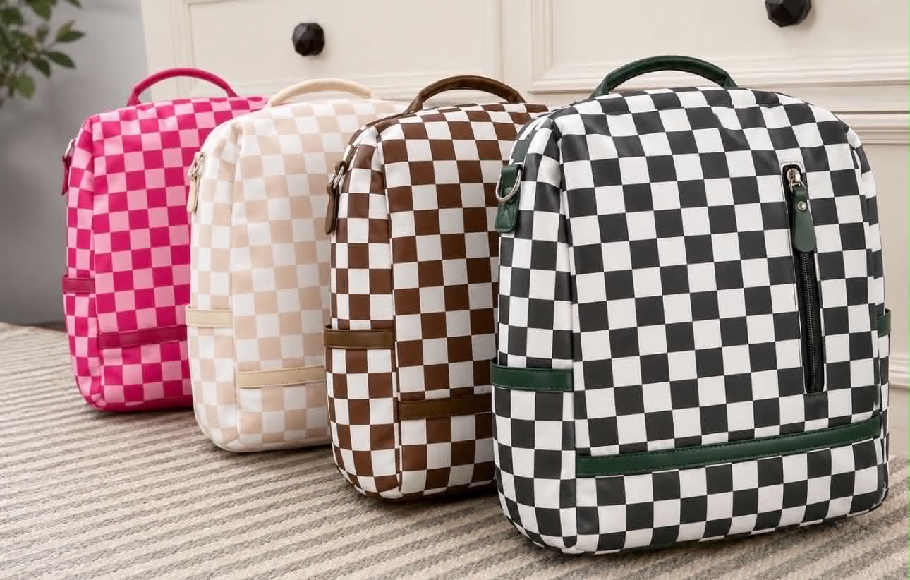 PREORDER: The Camden Check Backpack RERUN 8.10.26